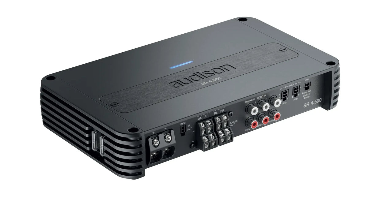 Audison SR 4.500 amplificatore per auto 4 canali classe D 2ohm 4x220W