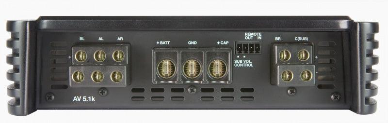 AUDISON AV 5.1k Amplificatore *SCONTO 3% IN CASSA* 5 Canali Crossover 2/4 Ohm 1650W RMS Max - TechSoundSystem.com