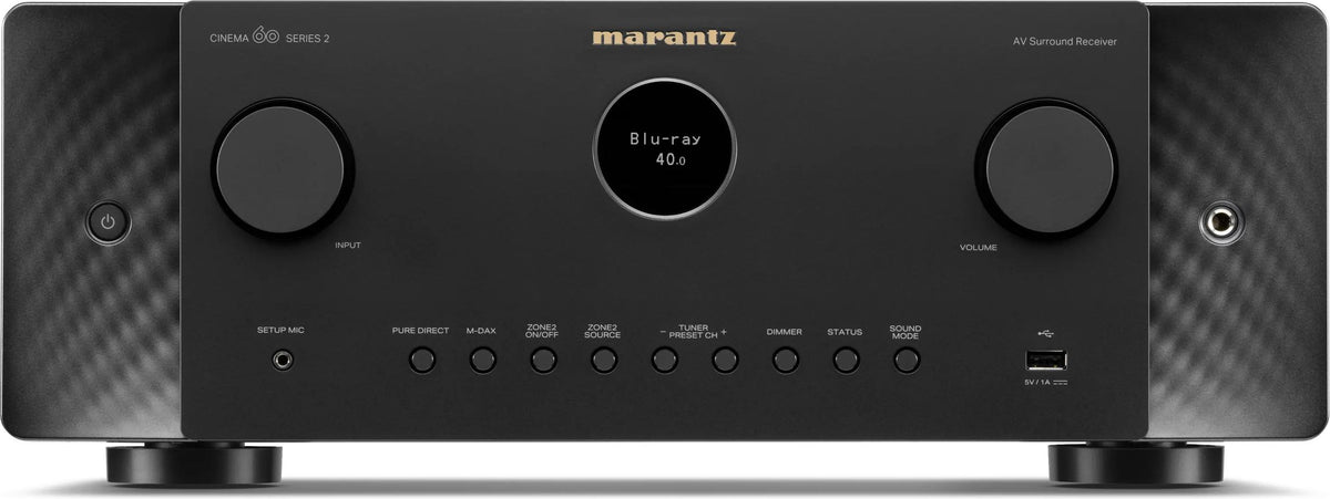 Marantz CINEMA 60 DAB SERIE 2: Sintoamplificatore AV 7.2 con Dolby Atmos e streaming wireless - HEOS – Potenza 7 x 100 W (8 Ω)