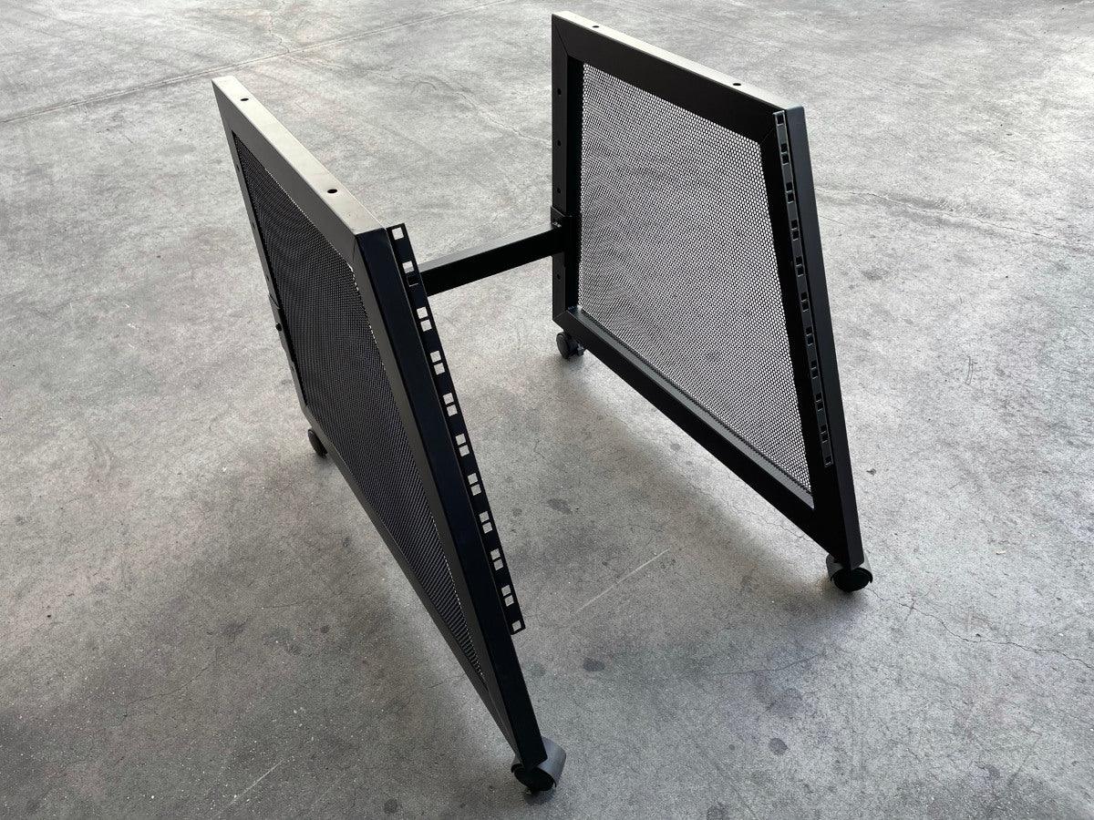 EXTREME RK10 CARRELLO ARMADIO PORTARACK 10U INCLINATO 10 UNITA' RACK CON 4 RUOTE EX-DEMO - TechSoundSystem.com