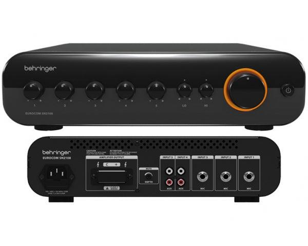 BEHRINGER EUROCOM SN2108 MIXER-AMPLIFICATORE CLASSE D - TechSoundSystem.com