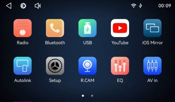 BULLDRAFT BD DAB 07 Autoradio 2 DIN 7" multimediale LINUX con DAB