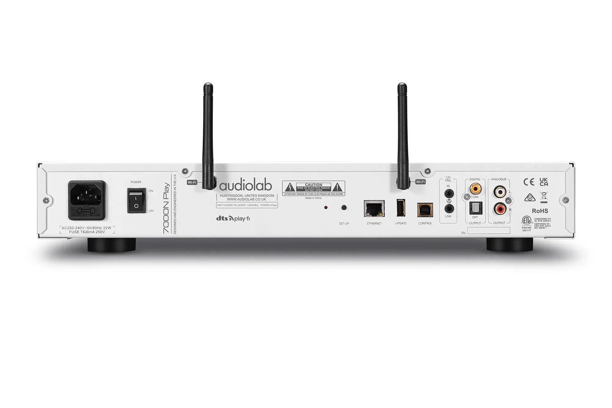 Audiolab 7000N Play Streamer di rete wi-fi DAC ESS Sabre32 ES9038Q2M, streaming lossless 192kHz/24-bit