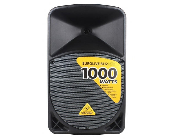 BEHRINGER B112-MP3 EUROLIVE CASSA ATTIVA 1000 WATT 12" 2 INGRESSI + LETTORE MP3 + WIRELESS READY - TechSoundSystem.com