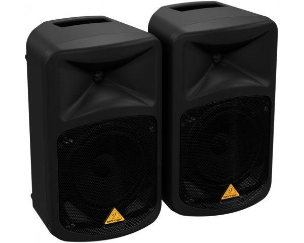 BEHRINGER EPS500MP3 IMPIANTO AUDIO 2 CASSE 500 WATT + MIXER 8 CANALI INTEGRATO CON LETTORE MP3/USB E WIRELESS READY - TechSoundSystem.com