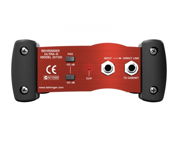 BEHRINGER GI100 ULTRA-G DI-BOX ATTIVA + SIMULATORE CABINET 4X12" - TechSoundSystem.com