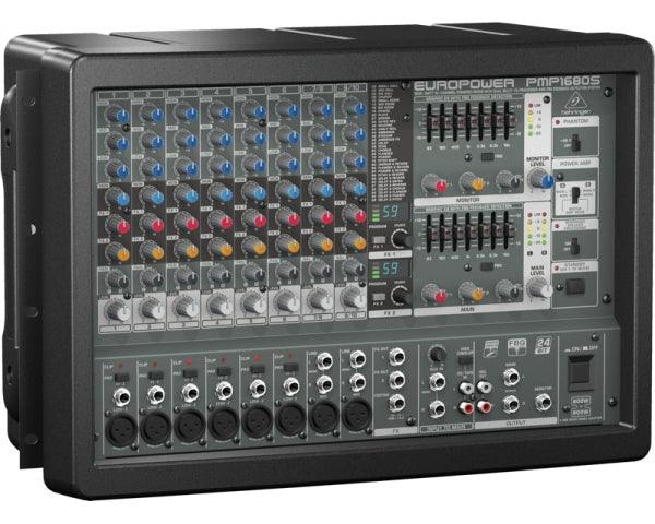 BEHRINGER PMP1680S EUROPOWER MIXER AMPLIFICATO 2 x 800 WATT 10 CANALI 6 XLR IN + 2 STEREO - TechSoundSystem.com