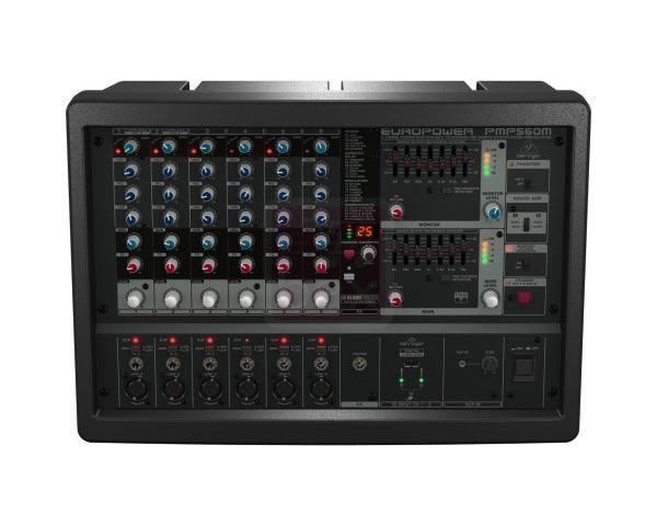 BEHRINGER PMP560M MIXER ATTIVO 500W 6 CANALI EFFETTI KLARK TEKNIK - TechSoundSystem.com