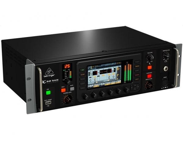 BEHRINGER X32 RACK MIXER DIGITALE 3U RACK 16 PREAMPLIFICATORI MICROFONICI MIDAS INTERFACCIA AUDIO USB 40 IN 25 BUS 2 AES50 KLARK TEKNIK SUPERMAC - TechSoundSystem.com
