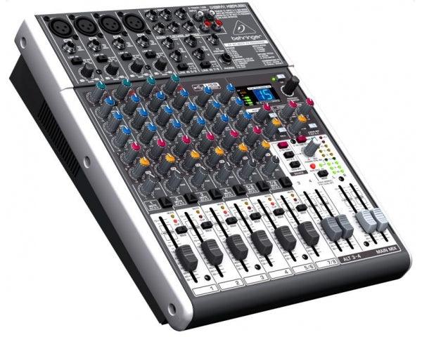 BEHRINGER XENYX X1204USB MIXER USB CON EFFETTI 4 INGRESSI MICROFONICI 2 STEREO + INTERFACCIA AUDIO USB - TechSoundSystem.com