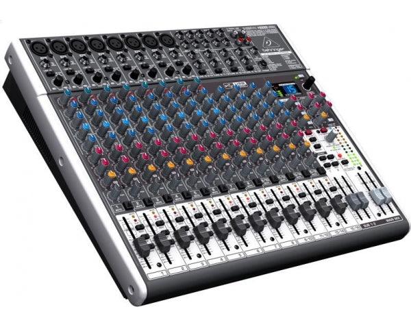 BEHRINGER XENYX X2222USB MIXER PASSIVO 22 INGRESSI CON EFFETTI 24 BIT 8 COMPRESSORI + INTERFACCIA AUDIO USB - TechSoundSystem.com