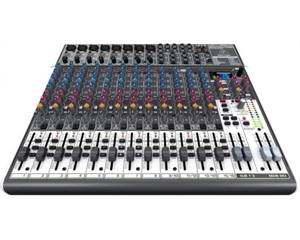 BEHRINGER XENYX X2222USB MIXER PASSIVO 22 INGRESSI CON EFFETTI 24 BIT 8 COMPRESSORI + INTERFACCIA AUDIO USB EX-DEMO