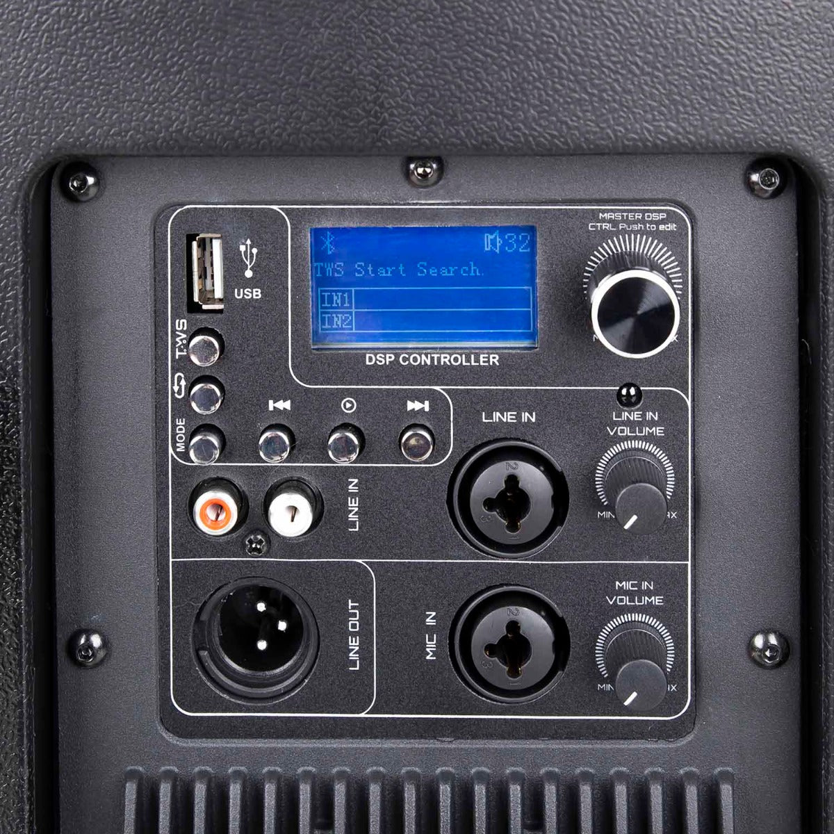 Master Audio BK200A Diffusore attivo full-range da 8" e 200W RMS - TechSoundSystem.com