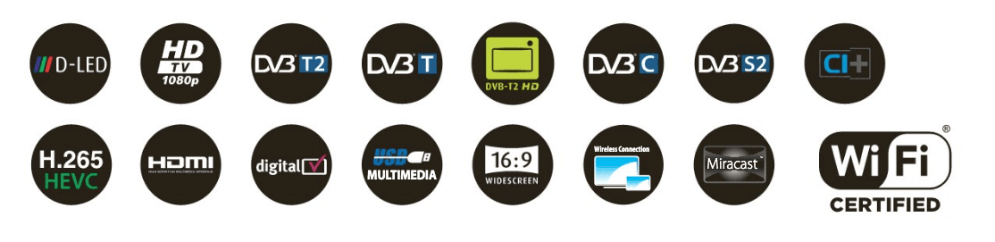 Blaupunkt Smart TV E-LED HD 1080P da 23.6’’ BLK420 - TechSoundSystem.com