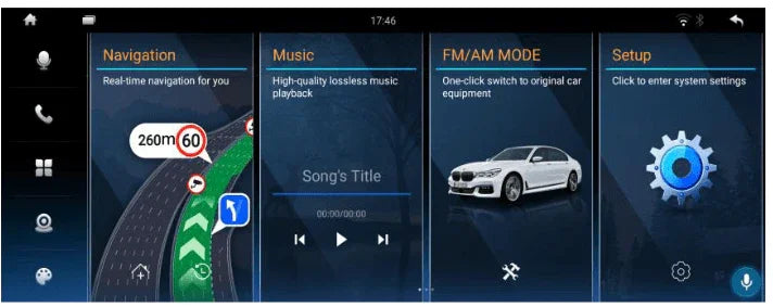 Hardstone HS BMW03-ULZ12-7 Autoradio Android per BMW X1 F48 (2016 - 2017) sistema NBT 6PIN - TechSoundSystem.com