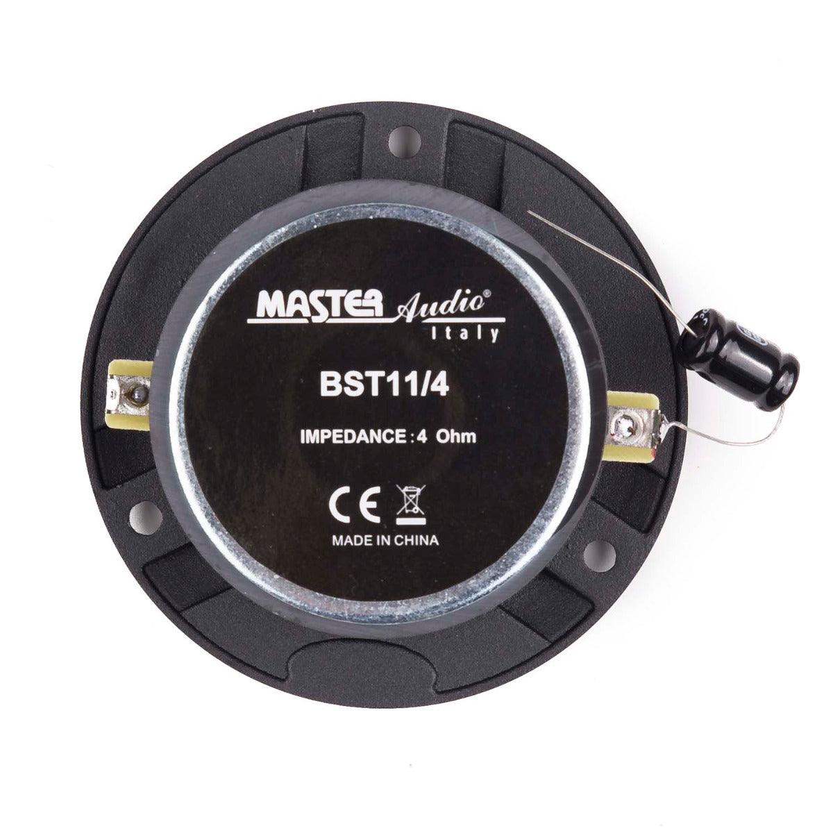 Master Audio BST11/4 Tweeter bullet a compressione (COPPIA) 350W, 4ohm, 98dB - TechSoundSystem.com