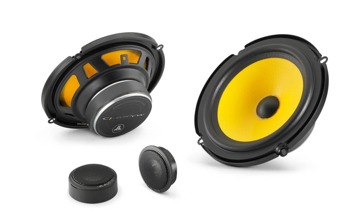 JL Audio C1-650 Kit altoparlanti a 2 vie 50 W a 4Ohm woofer 165mm e tweeter 19mm - TechSoundSystem.com