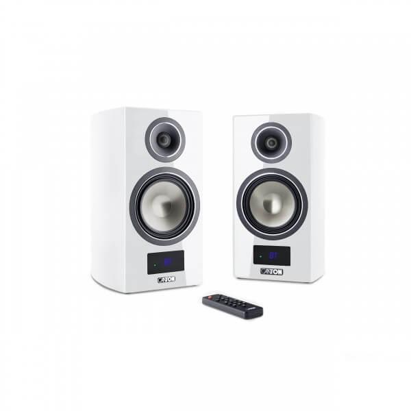 Canton SMART VENTO 3 diffusori acustici bianco lucido da stand attivi con connessione wireless (COPPIA) - TechSoundSystem.com