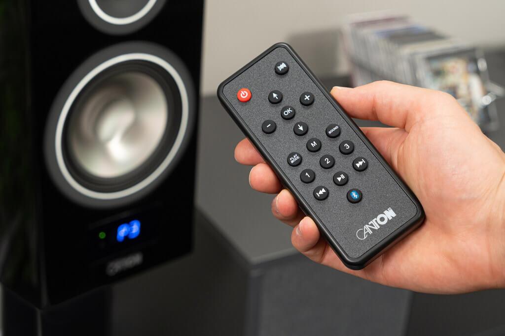 Canton SMART VENTO 3 diffusori acustici nero lucido da stand attivi con connessione wireless (COPPIA) - TechSoundSystem.com