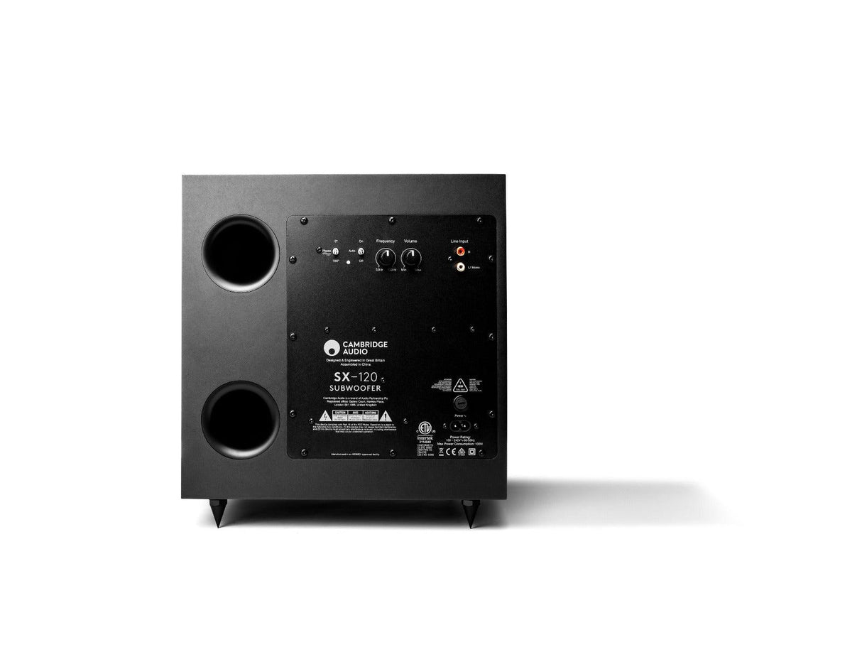 CAMBRIDGE AUDIO SX 120 subwoofer attivo, 70W nero opaco - TechSoundSystem.com