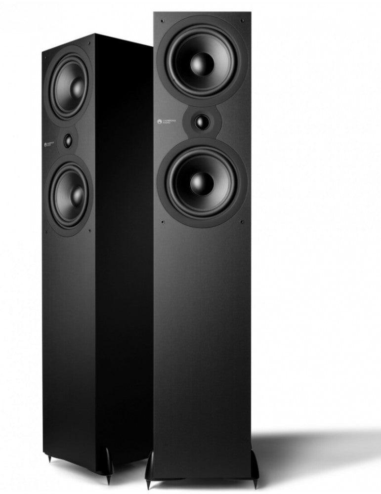 CAMBRIDGE AUDIO SX80 diffusori da pavimento 2 vie 2 woofer 165mm nero opaco - TechSoundSystem.com