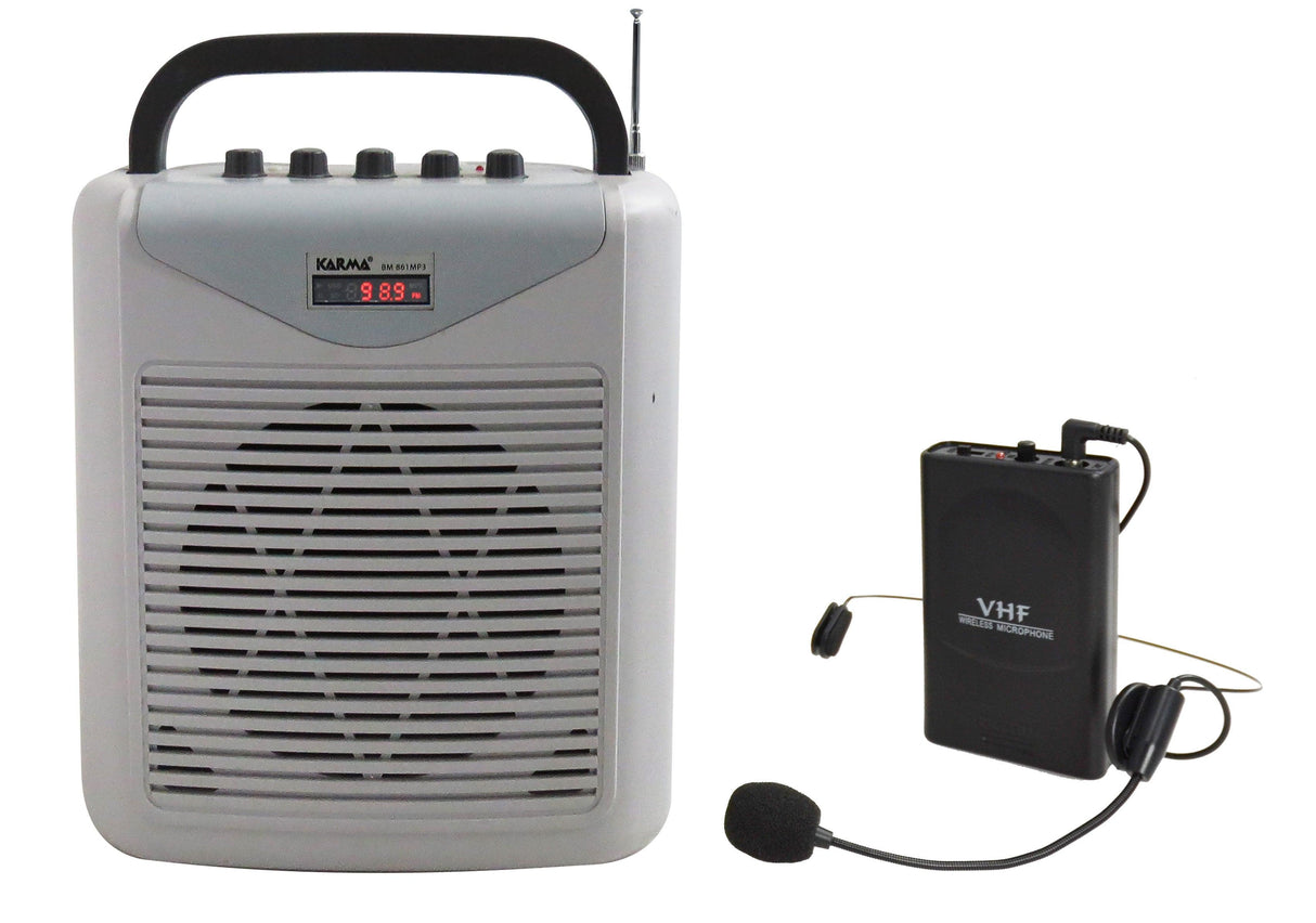 KARMA BM 861MP3LAV Diffusore amplificato con radiomicrofono - TechSoundSystem.com