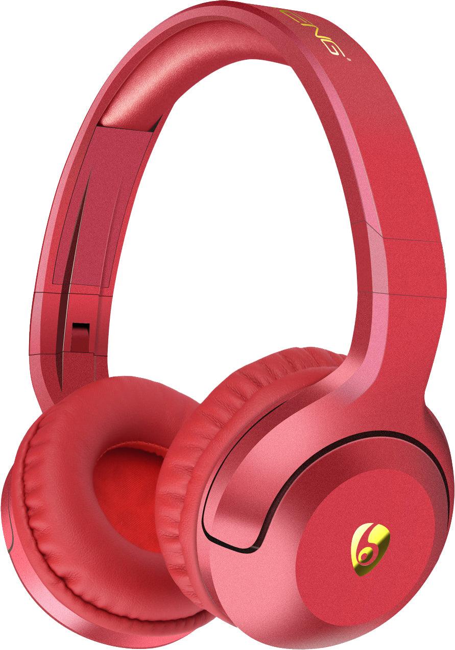 OVLENG BT 601R Cuffia bluetooth rossa con mp3 - TechSoundSystem.com