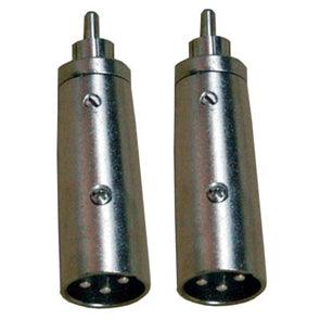 KARMA CA 8235 Coppia adattatori audio XLR m/RCA m - TechSoundSystem.com