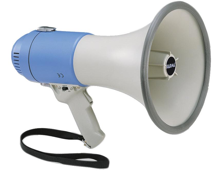 KARMA GT 1227SW Megafono 25W con sirena e fischietto - TechSoundSystem.com