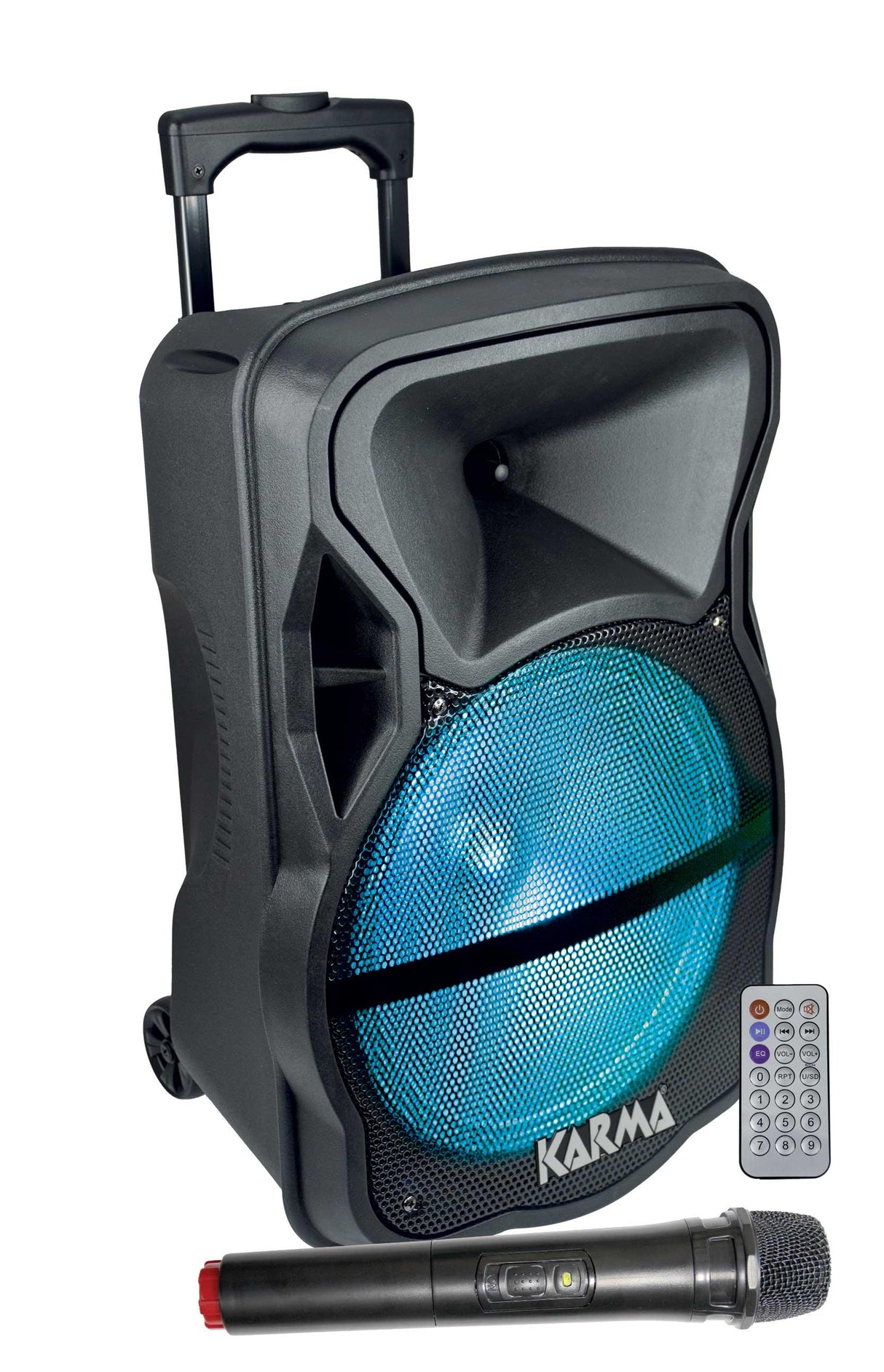 KARMA NEMESI Diffusore amplificato con radiomicrofono - TechSoundSystem.com