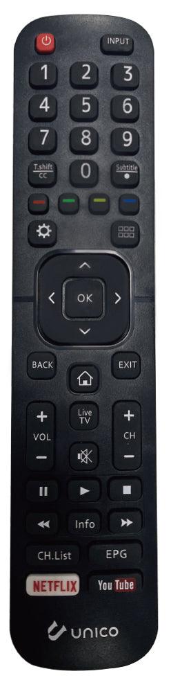 Unico RT 9839 Telecomando sostitutivo Hisense - TechSoundSystem.com