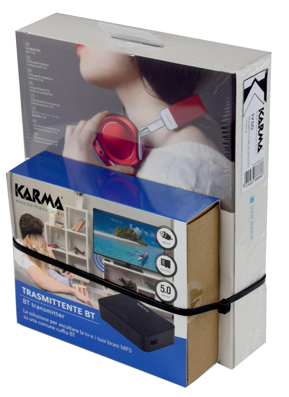 KARMA TV GO Trasmettitore BT + cuffia - TechSoundSystem.com