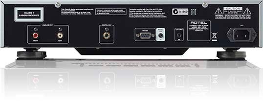 ROTEL CD-11 SILVER Lettore CD HIFI con sofisticata meccanica di alta precisione Sistema di conversione D/A Texas Instruments. - TechSoundSystem.com