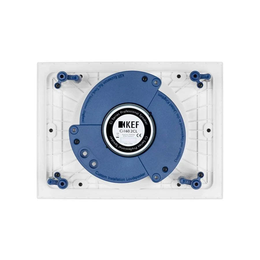 Kef Ci160.2CL diffusore in-ceiling a 2 vie, sistema a sorgente puntiforme con tecnologia uni-q®