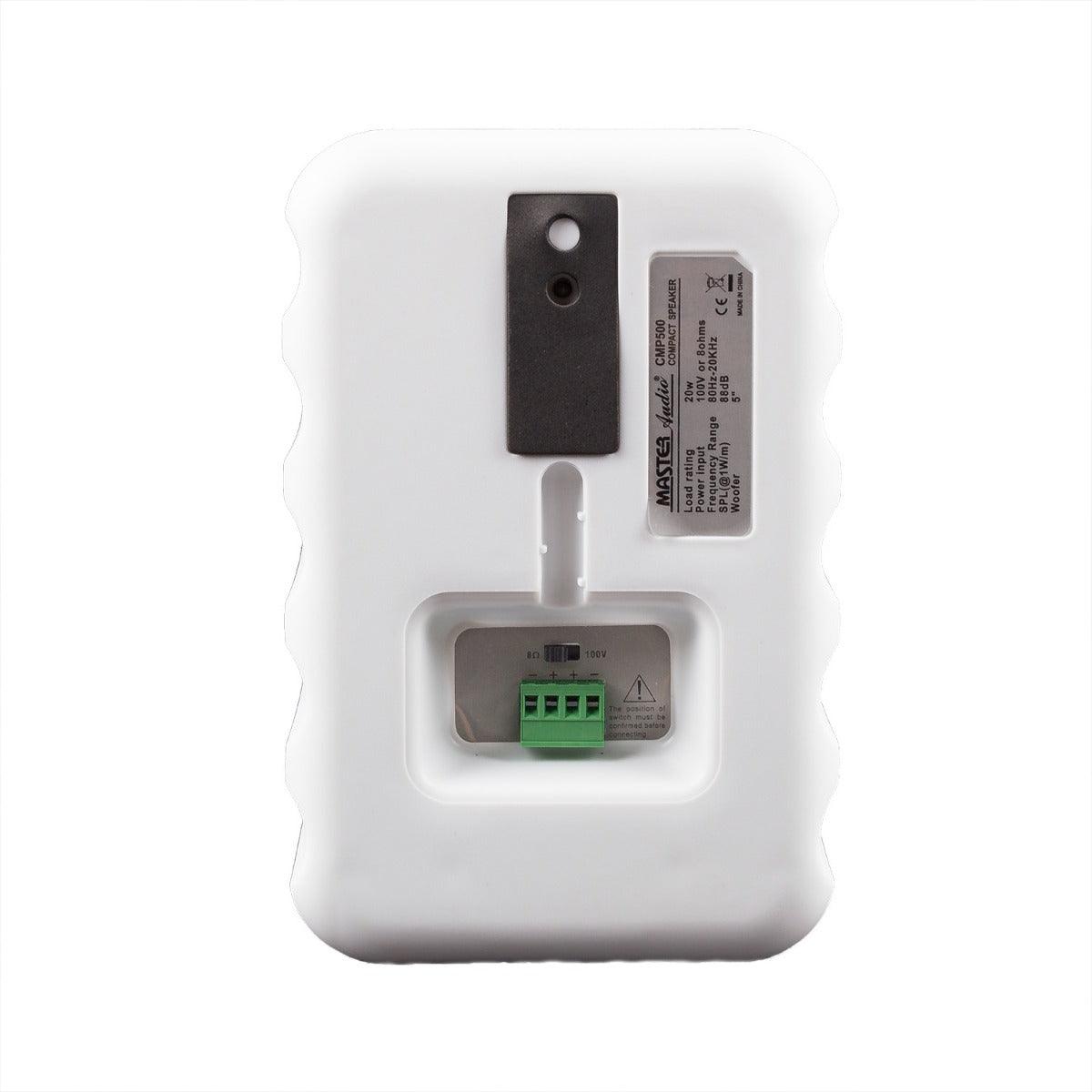 Master Audio CMP500B Diffusori acustici 2 vie 50W con selettore di potenza 8 Ohm / 100 Volts (COPPIA) - TechSoundSystem.com