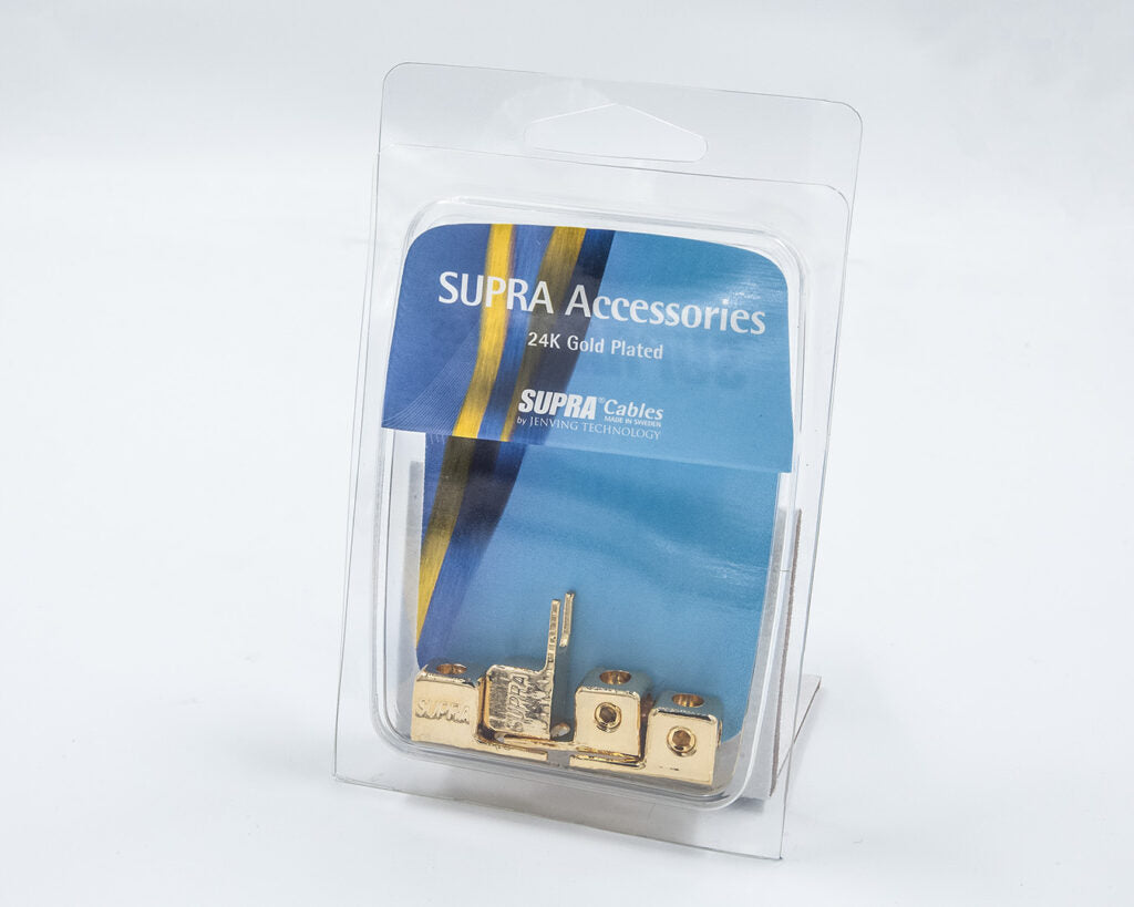 Supra FORK XL PLUG 2PAIRS connettori a forcella placcati oro