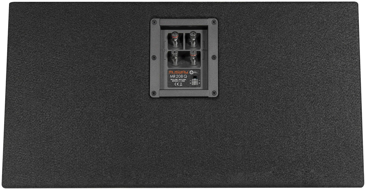Musway MR208Q subwoofer bassreflex 2 x 200mm 2+2 Ohm 800W