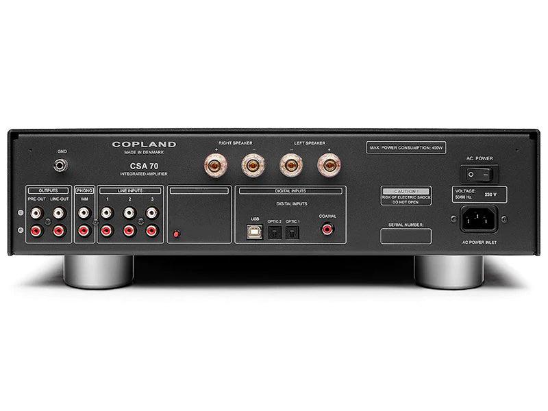 COPLAND CSA 70 Amplificatore integrato a stato solido con DAC ingresso Phono MM - TechSoundSystem.com