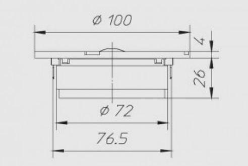 Ciare CT262 tweeter dalla potenza di 200 W e 100 W RMS a 4 Ohm e 1" di diametro - TechSoundSystem.com