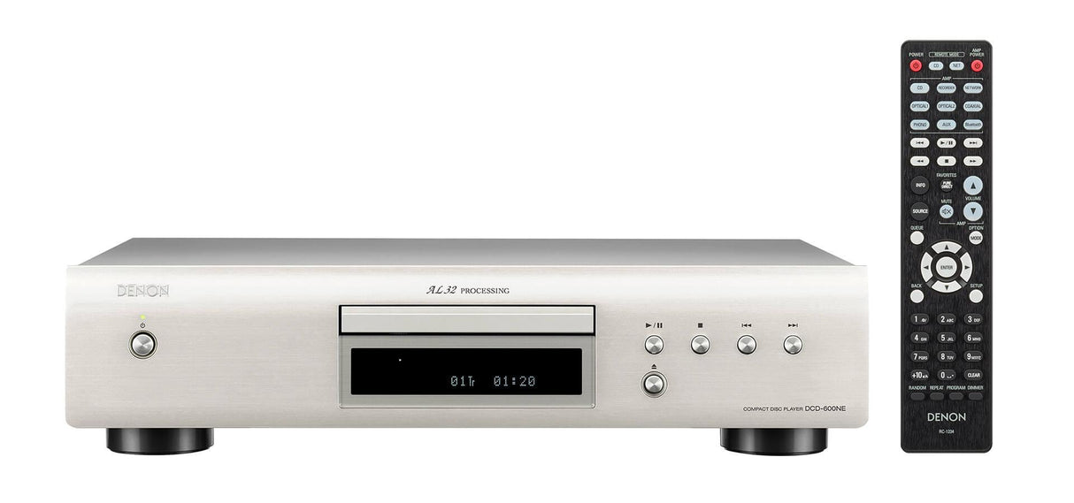 DENON DCD-600NE SILVER Lettore CD,CD-R,CD-RW HIFI con DAC 32bit GAR. ITALIA - TechSoundSystem.com