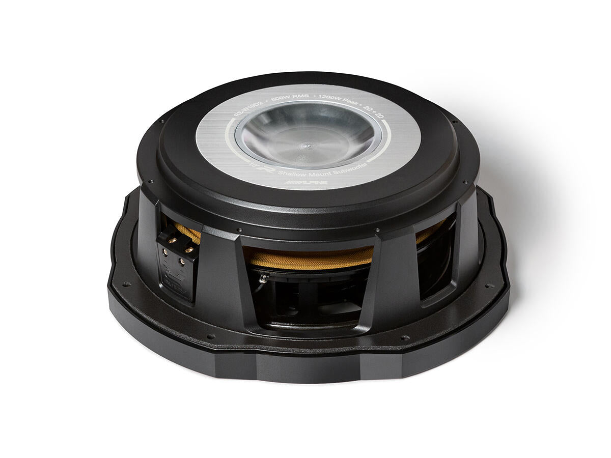 Alpine RS-W10D4 Subwoofer Flat da 10" (25 cm) R-Series con doppia da 4 Ω