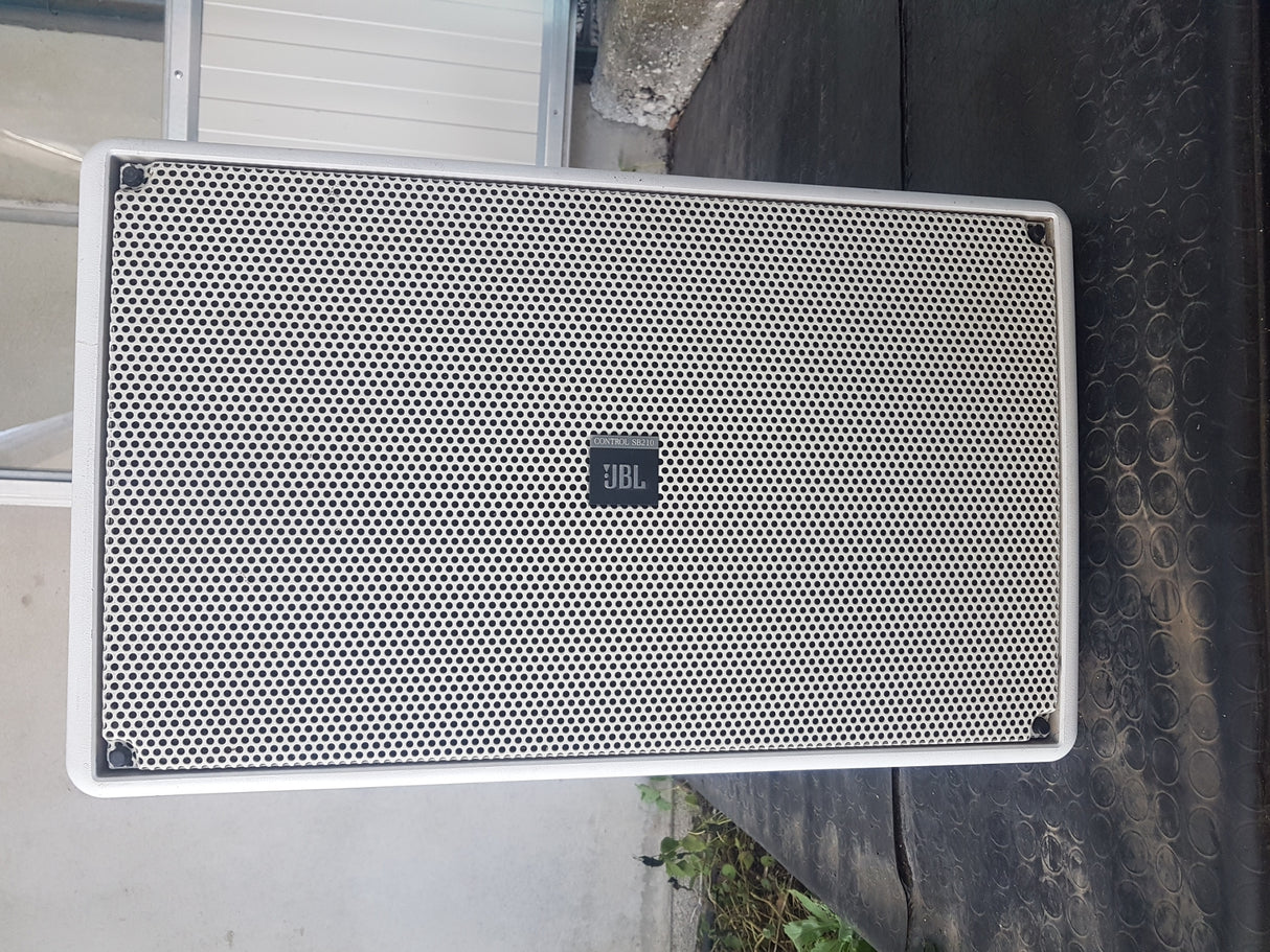JBL CONTROLS B210 SUBWOOFER PASSIVO 400 W 8 OHM 2x10" COLORE BIANCO USATO 4 PEZZI - TechSoundSystem.com