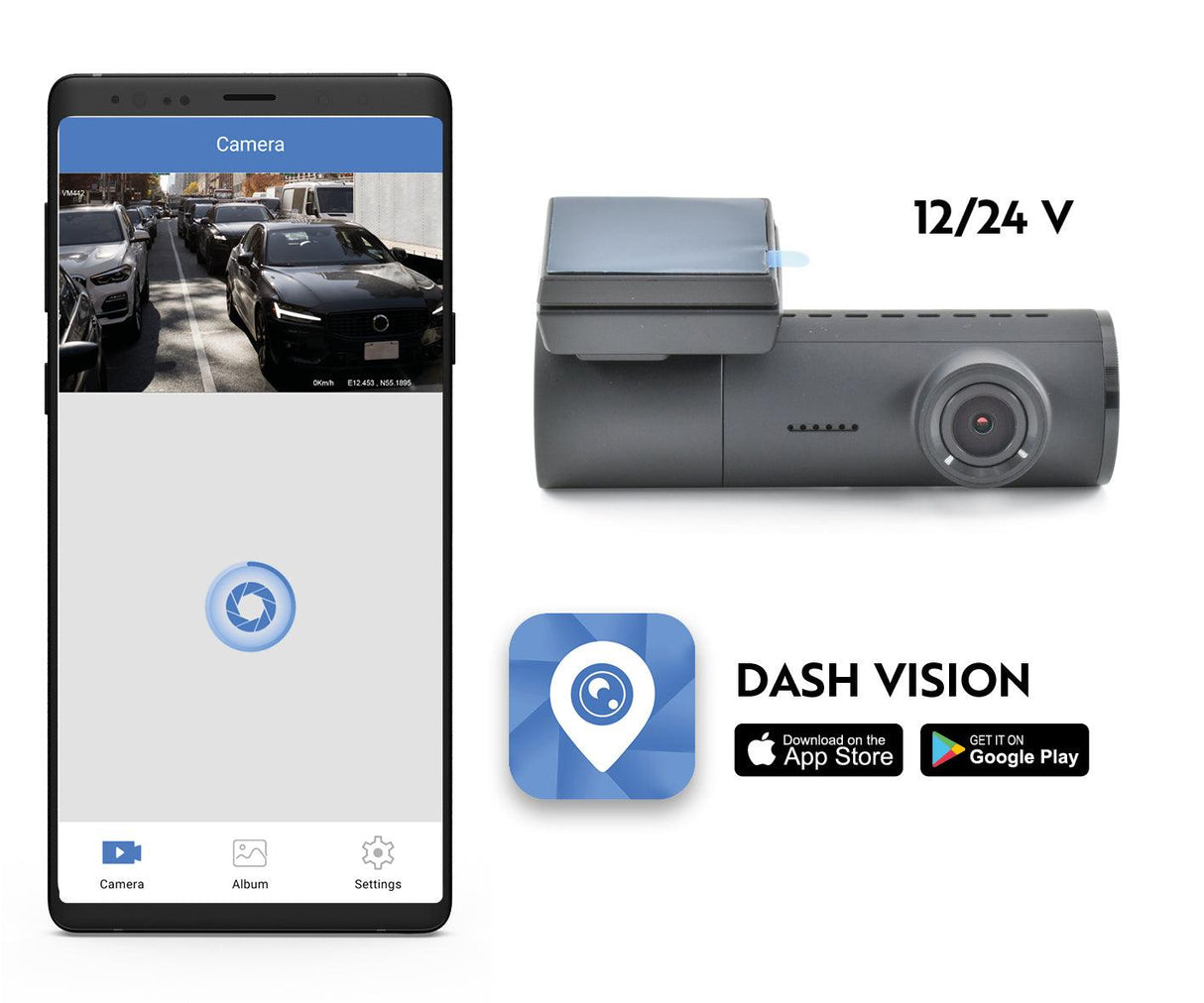 Phonocar VM442 DASHCAM 2K HDR WI-FI / GPS con gestione APP - TechSoundSystem.com