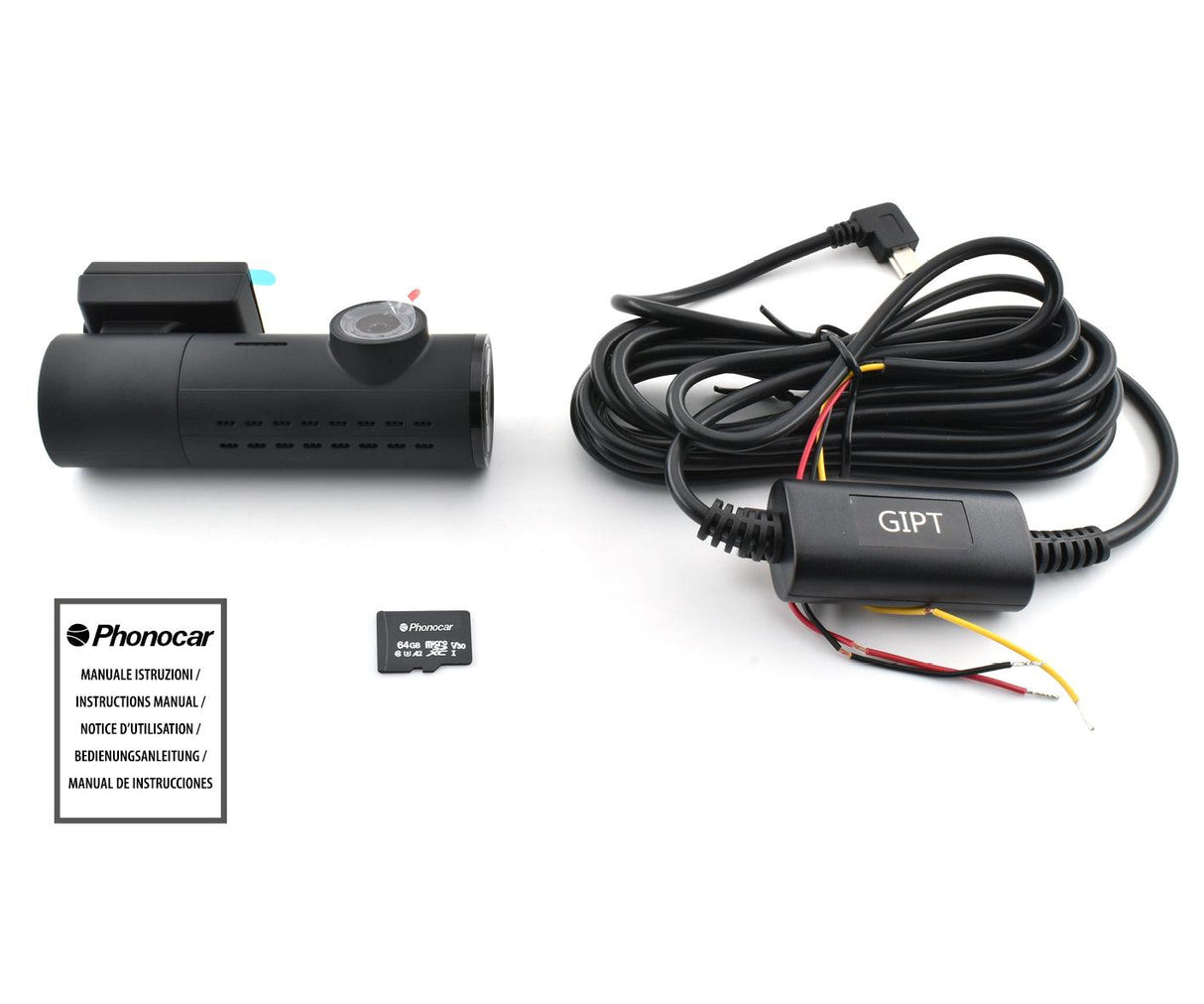 Phonocar VM442 DASHCAM 2K HDR WI-FI / GPS con gestione APP - TechSoundSystem.com