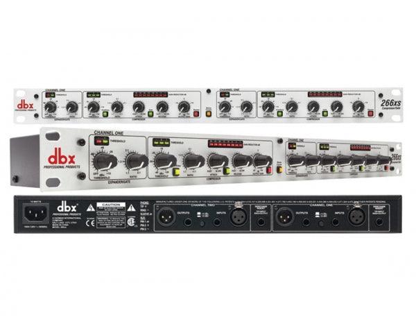 DBX 266XS COMPRESSORE LIMITER GATE 2 CANALI 1 UNITA RACK PROCESSORE DI SEGNALE PROFESSIONALE OFFERTISSIMA - TechSoundSystem.com