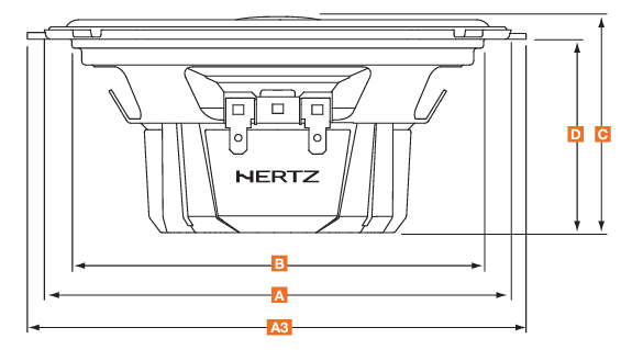 HERTZ DCX 130.3 set altoparlanti coassiali a 2 vie 130mm (COPPIA) 80w - TechSoundSystem.com