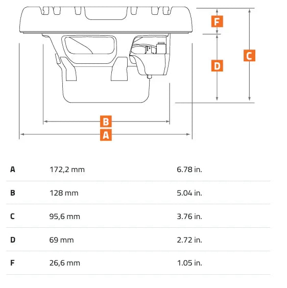 Hertz HMX 6.5 LD-C coppia di altoparlanti nautici coassiali high-end neri con griglia grigia 165mm 4 Ohm 150W