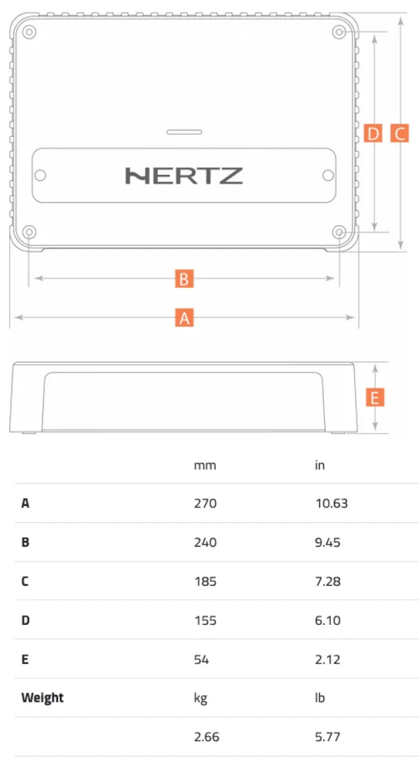 Hertz VENEZIA V4 amplificatore marino 4 canali 1160W