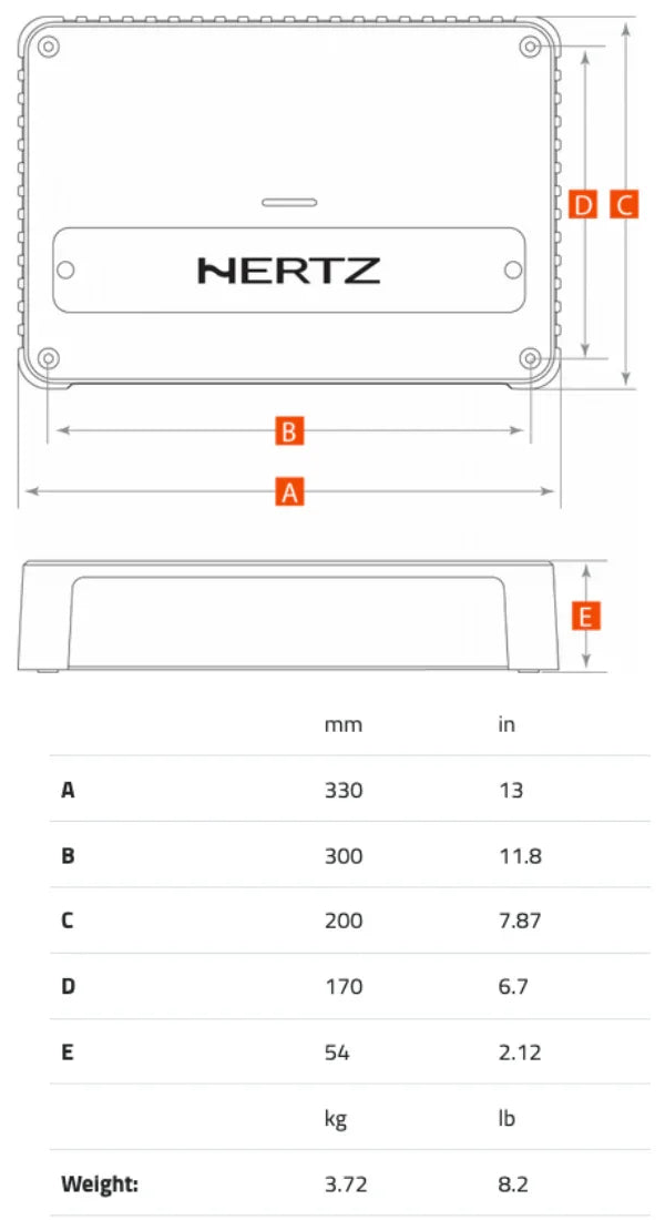 Hertz VENEZIA V5 amplificatore marino 5 canali 1700W
