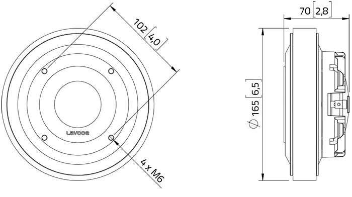 Lavoce DF20.30T driver a compressione 2” 8 Ohm 220W